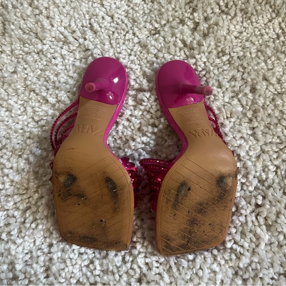 Zara hot pink rhinestone heels - Picture 4 of 6